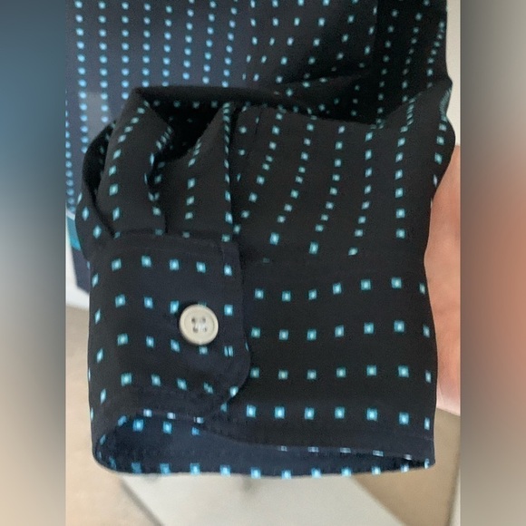 LOFT Semi Sheer Career Summer Blouse Top Lightweight EUC Sz S - Picture 14 of 16